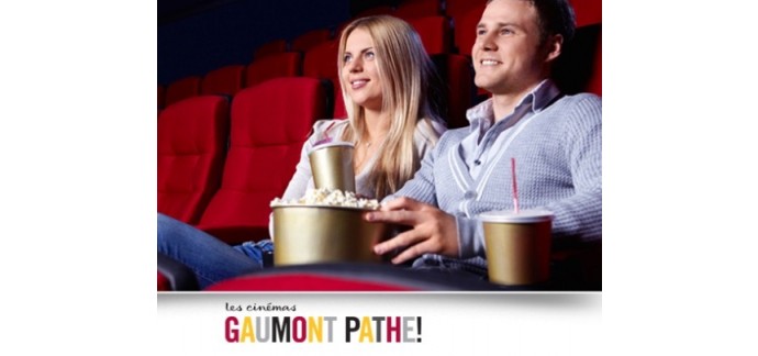 Groupon: 1 place de cinéma Gaumont et Pathé à 6,80 € ou 2 pour 13,50€