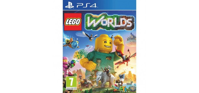 Base.com: Jeu LEGO Worlds sur PS4 à 19,97€