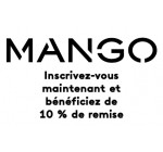 Mango: 10% de remise en vous inscrivant à la liste de publication