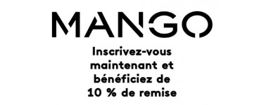 Mango: 10% de remise en vous inscrivant à la liste de publication