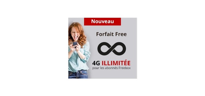 Free: Forfait mobile tout illimité (appels, SMS, MMS et Internet) à 15,99€/mois