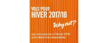 easyJet: Billets d'avion : ouverture des vols Hiver 2017/18