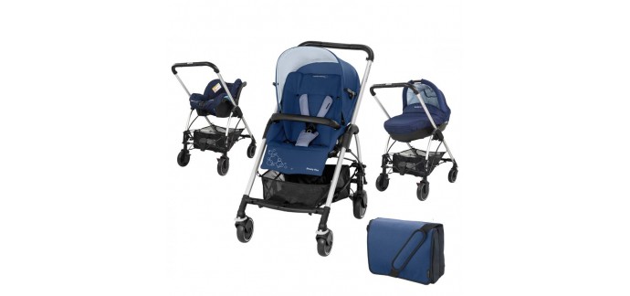 Bébé Confort: Poussette bébé confort trio Streety plus bleu à 449€