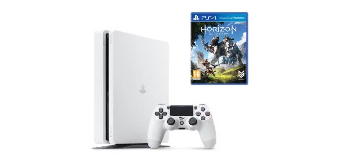 Fnac: 1 console PS4 Slim 500 Go achetée = le jeu Horizon Zero Dawn offert