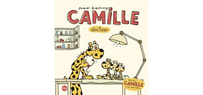 Femme Actuelle: 60 lots de 3 albums "Camille la Girafe" à gagner