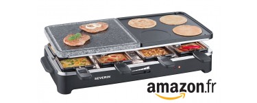 Amazon: L'appareil à raclette Sèverin 2341 multifonction 8 pers. à 47€ au lieu de 74,99€