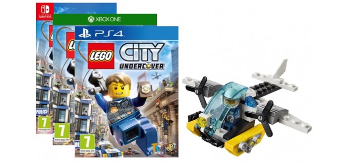 Micromania: 1 figurine offerte pour l'achat de Lego City Undercover PS4, Xbox One ou Switch