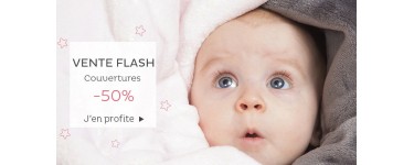 Noukies: -50% sur une sélection de couvertures pour bébés