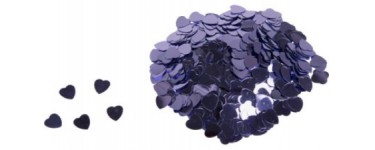GiFi: Confettis coeur violets pailletés à -50%