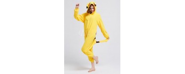 Milanoo: Le kigurumi déguisement combinaison pyjama de Pikachu à 16,81€ au lieu de 30,57€