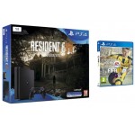 Amazon: Pack PS4 1 To + 2 jeux (Resident Evil 7 + FIFA 17) à 299,99€