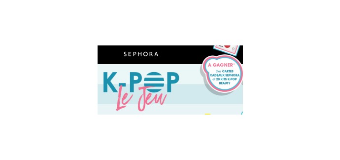 Sephora: 3 cartes cadeaux Séphora de 80€ à gagner par tirage au sort