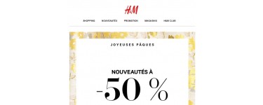 H&M: -50% sur une sélection de nouveautés