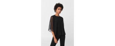 Mango: Blouse plumetis à 24,99€ au lieu de 35,99€