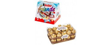 Flunch: 20 boites de Kinder Friends 200g et 20 boites de Ferrero Rocher à gagner