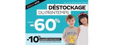 Tati: Déstockage : jusqu'à -60% sur la mode et les chaussures + code -10% suppl.