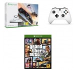Fnac: Xbox One S 500 Go + Forza Horizon 3 + GTA 5 + 2e Manette sans fil à 279€