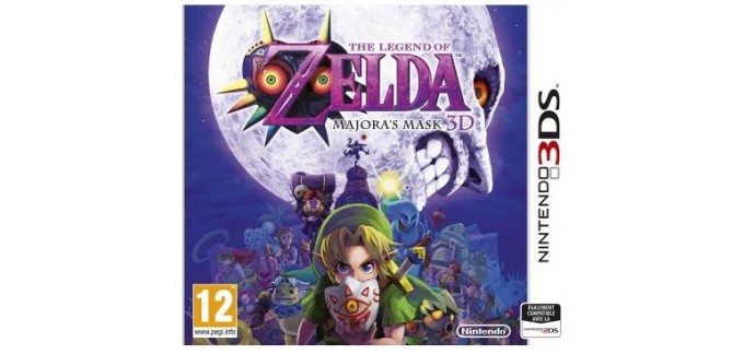 Amazon: Jeu The Legend of Zelda : Majora's Mask 3D sur 3DS à 29.99€