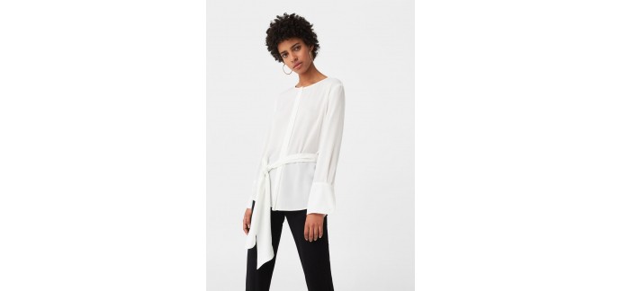 Mango: Blouse ceinture à 24,99€ au lieu de 35,99€