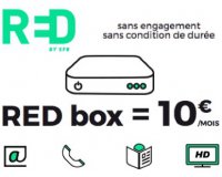 SFR: Abonnement internet Red Box Fibre à 10€ par mois à vie au lieu de 19,99€