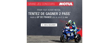 Motoblouz: 2 pass pour le GP de France à gagner en commandant votre huile Motul