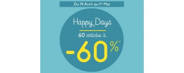 La Compagnie des petits: Happy Days : 60% de réduction sur une sélection d'articles