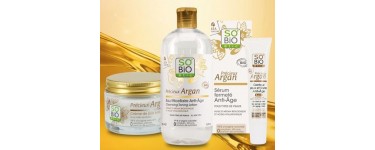 SO'Bio étic: 40 lots de 4 produits de soins anti-âge Précieux Argan à gagner