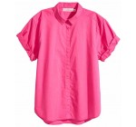 H&M: Chemise en coton à 7,99€ au lieu de 14,99€