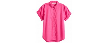 H&M: Chemise en coton à 7,99€ au lieu de 14,99€
