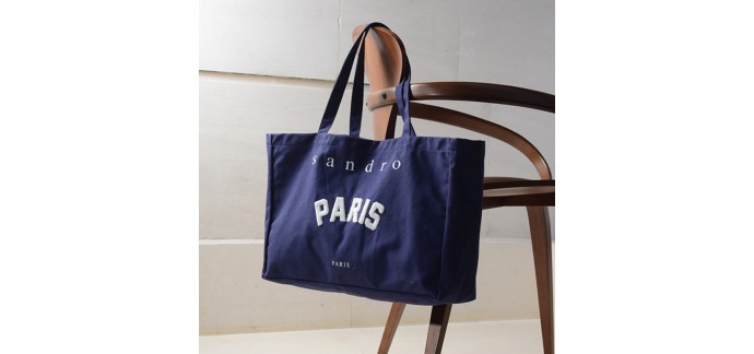 Sandro Paris: Un tote bag offert pour toute commande de vêtements homme ou femme passée