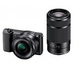 Amazon: Appareil photo SONY A5100 Hybride 3" 24,3 Mpix + Objectif 16-50 mm/55-210 mm 
