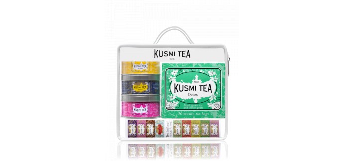 Kusmi Tea: Une trousse de voyage de thé d'une valeur de 32€ en cadeau dès 80€ d'achat