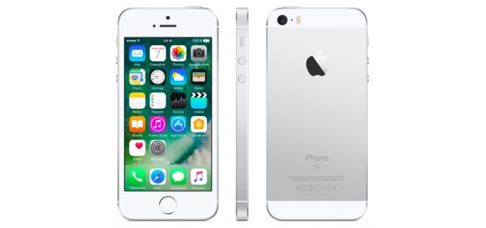 Rue du Commerce: 50€ de réduction sur les iPhone SE. Ex : Apple iPhone SE 16 Go Argent à 389€