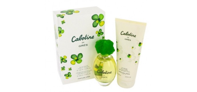 Amazon: Parfum Cabotine de Grès et sa crème à 22,95€