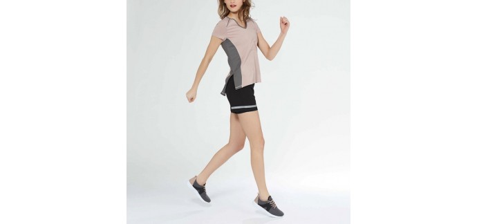 Kiabi: Tee-shirt de sport microfibre Kiabi x LISAA Femme à 6,50€