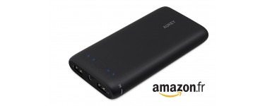 Amazon: Plus d'excuse pour être à court de jus avec la batterie 20000mAh Aukey à 16,99€