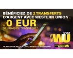 Veepee: 2 transferts d'argent vers un autre compte en banque sans frais d'envoi avec WU