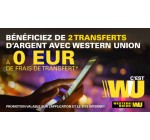 Veepee: 2 transferts d'argent vers un autre compte en banque sans frais d'envoi avec WU