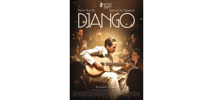 Publik'Art: 5 lots de 2 places de cinéma pour le film "Django" à gagner