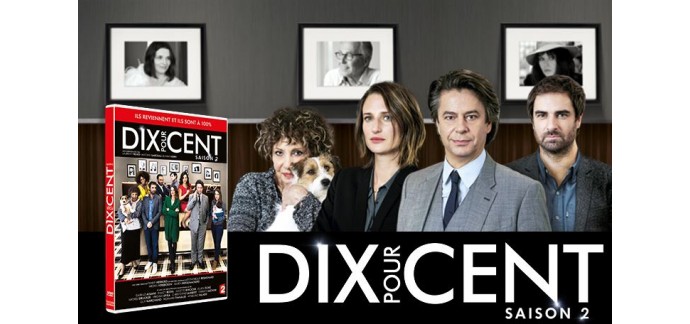 Allociné: Des DVD de la saison 2 de la série "Dix pour cent" à gagner