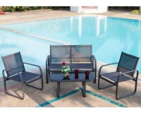 Cdiscount: Salon de jardin Lychee 1 table basse, 2 fauteuils et un canapé à 99,99€