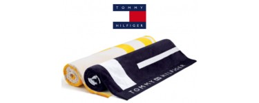 Tommy Hilfiger : Un drap de plage jaune ou noir offert dès 200€ dans la collection Printemps-Été