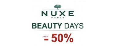 Nuxe: Beauty Days : jusqu'à - 50% sur une sélection de produits de beauté