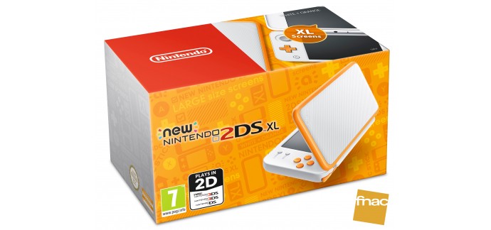 Fnac: La nouvelle console Nintendo 2DS XL en précommande à 159,90€