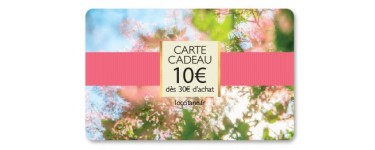 L'Occitane: 1 carte cadeau de 10€ offerte tous les 30€ d'achat