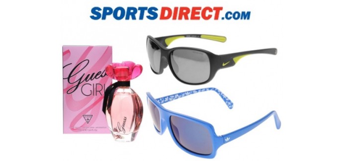 Sportsdirect: Lunettes de soleil et parfum de marques jusqu'à - 80%