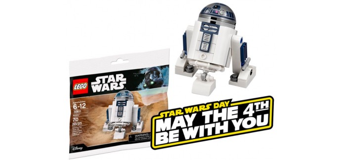 LEGO: Un LEGO R2-D2 offert dès 65 € d'achat de jouets LEGO Star Wars