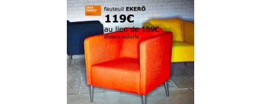IKEA: 25% de réduction sur les fauteuils EKERÖ