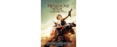 Carrefour: 75 Blu-ray & 75 DVD du film Resident Evil 6 : Chapitre Final à gagner