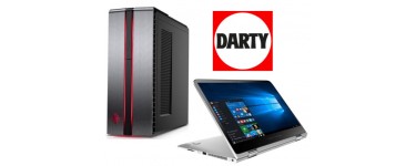 Darty: 100€ de réduction sur une sélection d'ordinateurs portables et de bureau HP